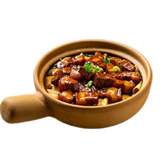砂锅红烧肉干豆腐