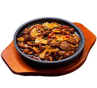石板红焖羊肉