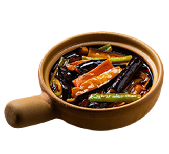 砂锅鱼香茄子煲