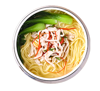 鲜美鸡丝面